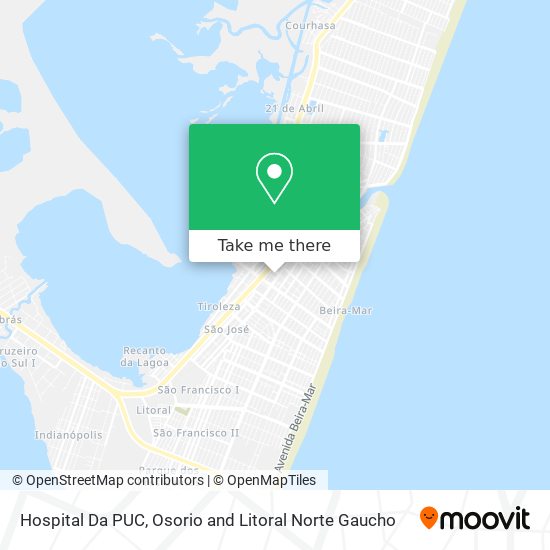 Hospital Da PUC map
