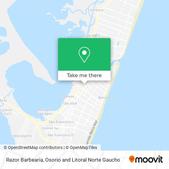 Razor Barbearia map