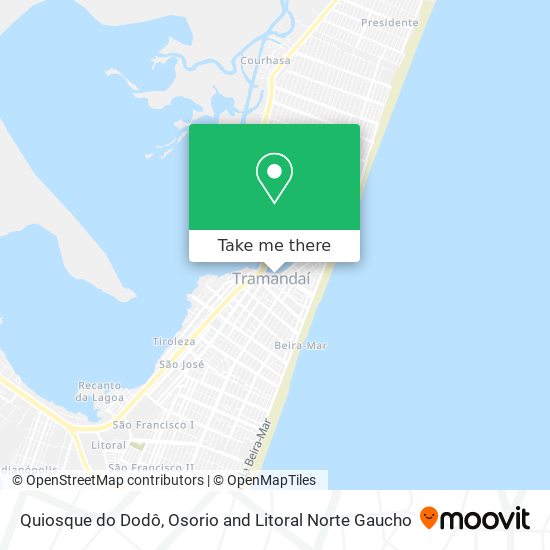 Quiosque do Dodô map