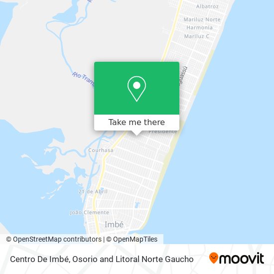 Centro De Imbé map