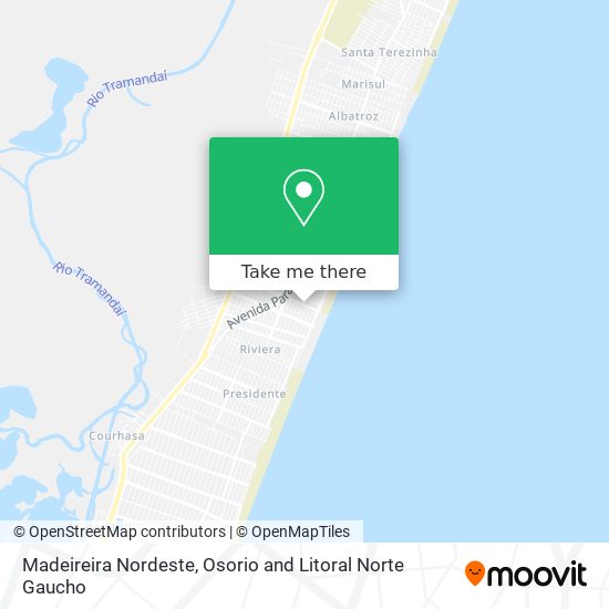 Madeireira Nordeste map