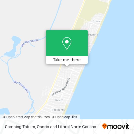 Camping Tatuira map