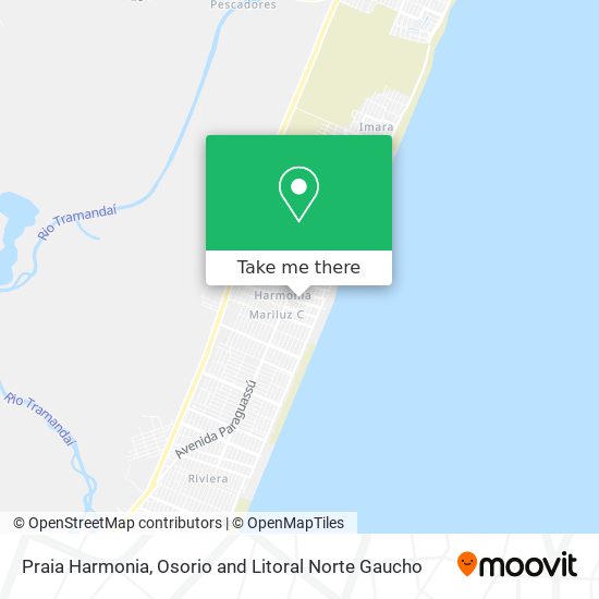 Praia Harmonia map