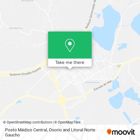 Posto Médico Central map
