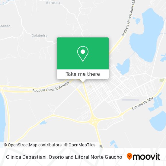Clinica Debastiani map