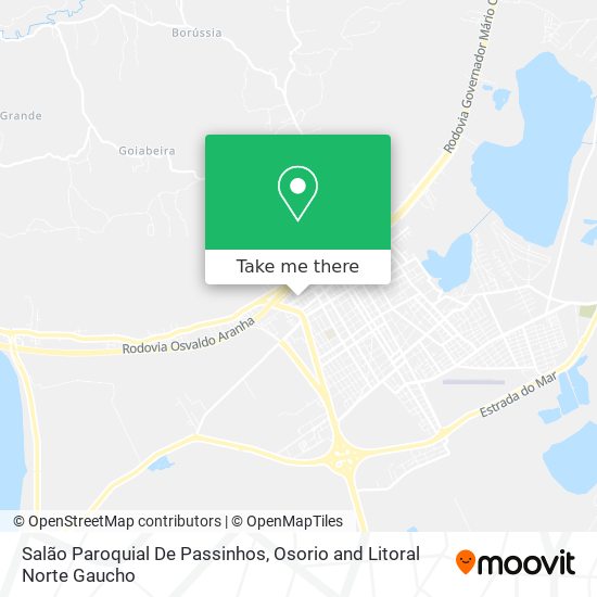 Salão Paroquial De Passinhos map