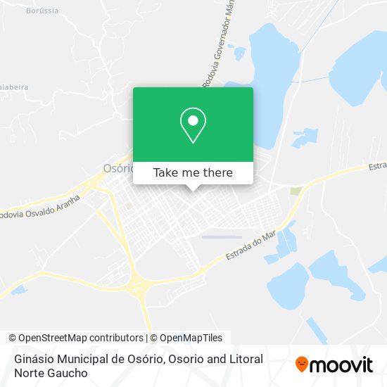 Ginásio Municipal de Osório map