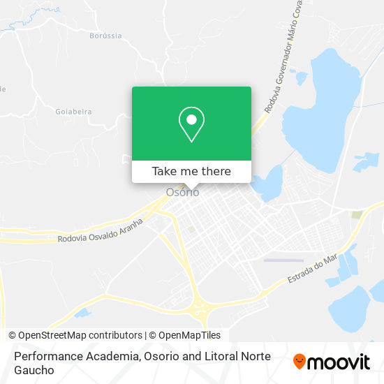 Mapa Performance Academia