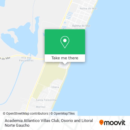 Academia Atlantico Villas Club map