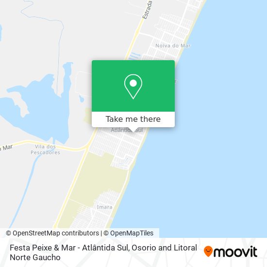 Festa Peixe & Mar - Atlântida Sul map