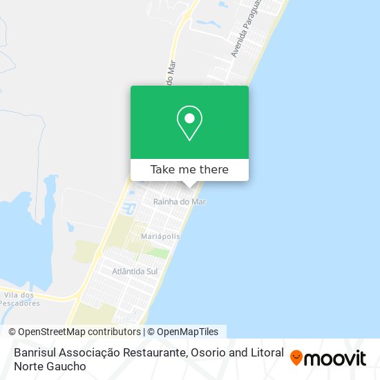 Banrisul Associação Restaurante map
