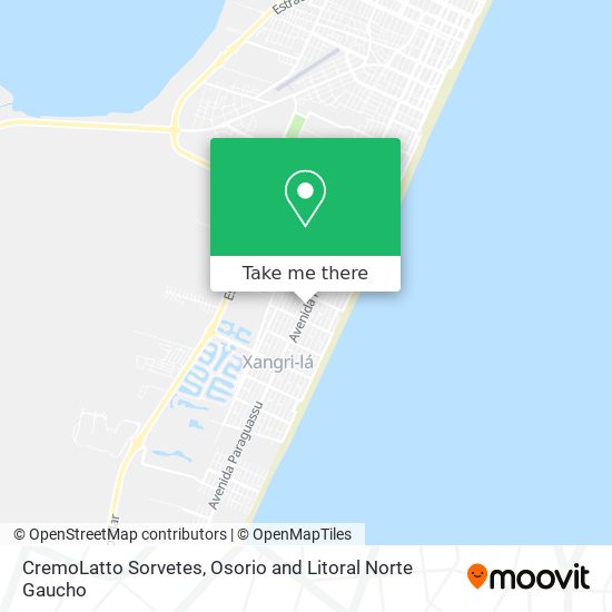 CremoLatto Sorvetes map