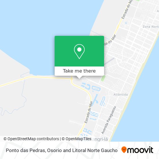 Ponto das Pedras map