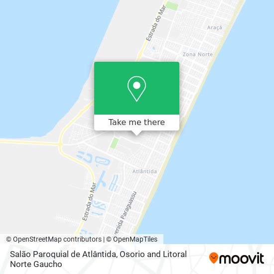 Salão Paroquial de Atlântida map