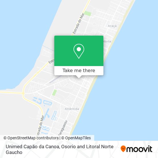 Unimed Capão da Canoa map