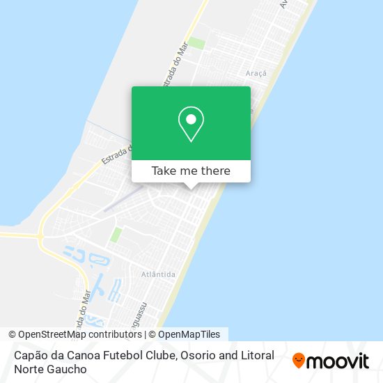 Capão da Canoa Futebol Clube map