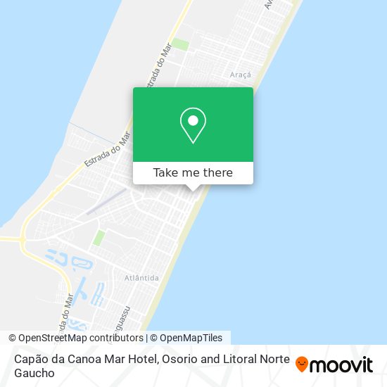 Capão da Canoa Mar Hotel map