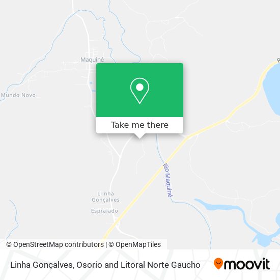 Linha Gonçalves map
