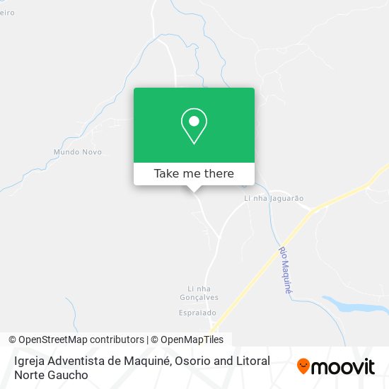 Igreja Adventista de Maquiné map