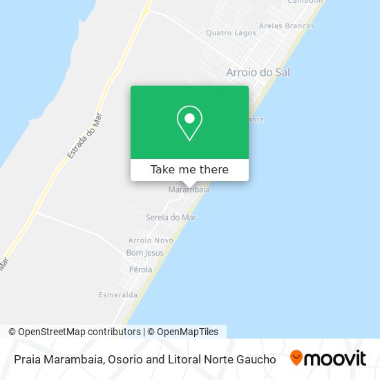 Praia Marambaia map