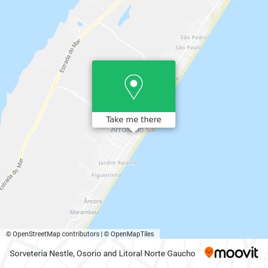 Sorveteria Nestle map
