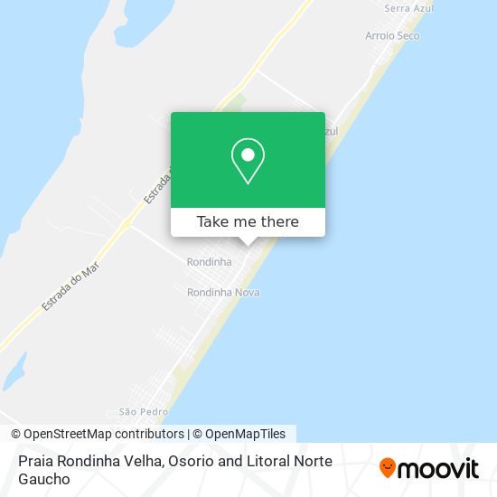 Praia Rondinha Velha map