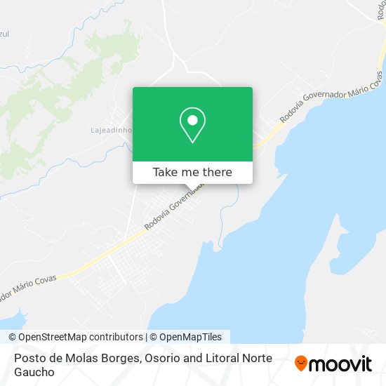 Posto de Molas Borges map