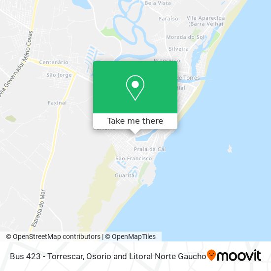Bus 423 - Torrescar map