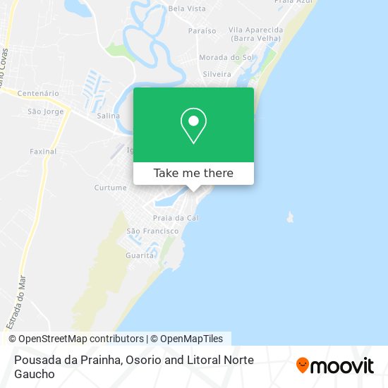 Pousada da Prainha map