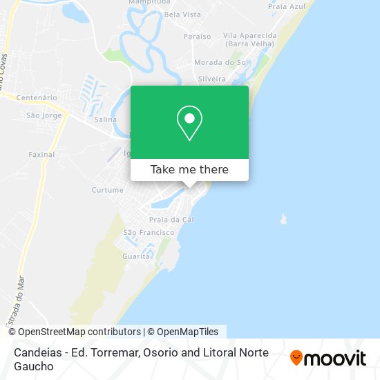 Candeias - Ed. Torremar map