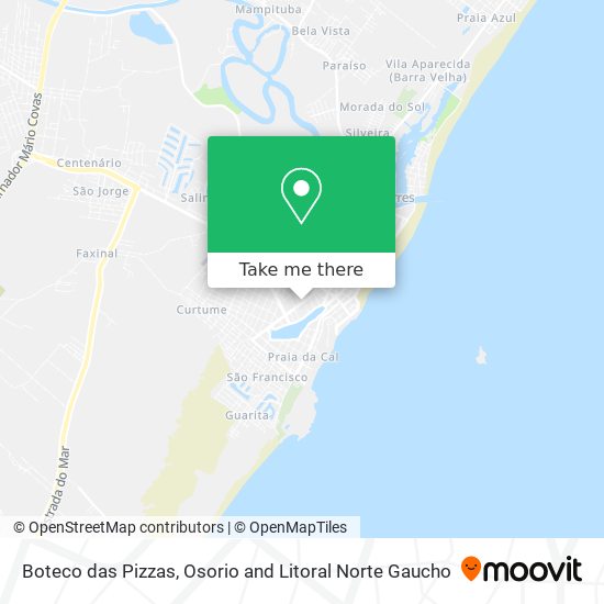 Boteco das Pizzas map