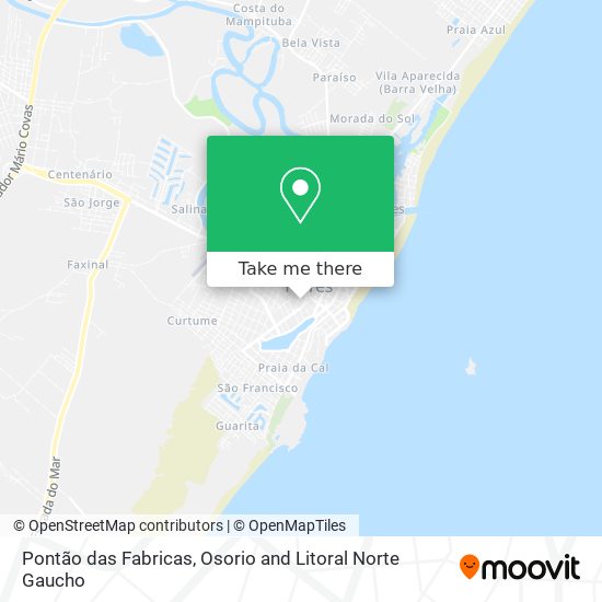Pontão das Fabricas map