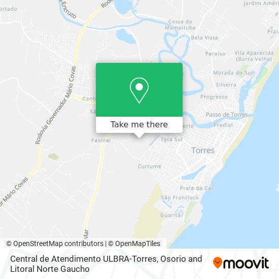 Central de Atendimento ULBRA-Torres map