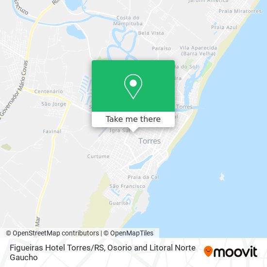 Figueiras Hotel Torres/RS map