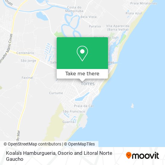 Koala's Hamburgueria map