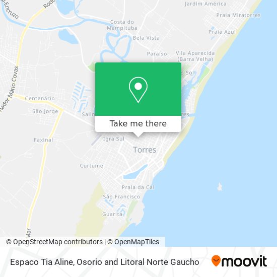 Espaco Tia Aline map