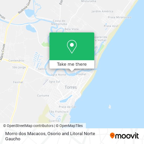 Morro dos Macacos map