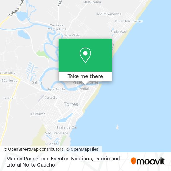 Marina Passeios e Eventos Náuticos map