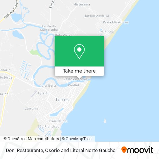 Doni Restaurante map