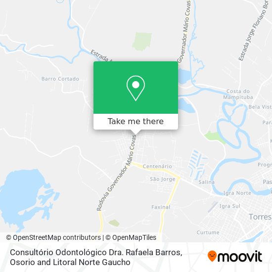 Mapa Consultório Odontológico Dra. Rafaela Barros