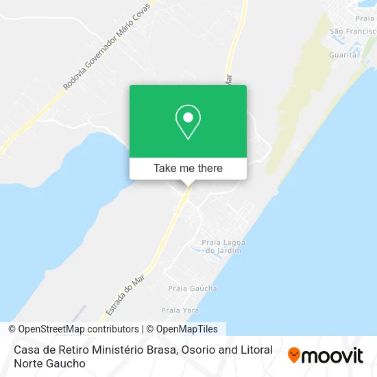 Casa de Retiro Ministério Brasa map
