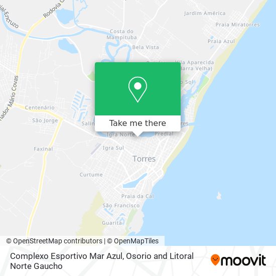 Complexo Esportivo Mar Azul map