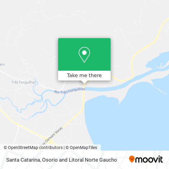 Santa Catarina map