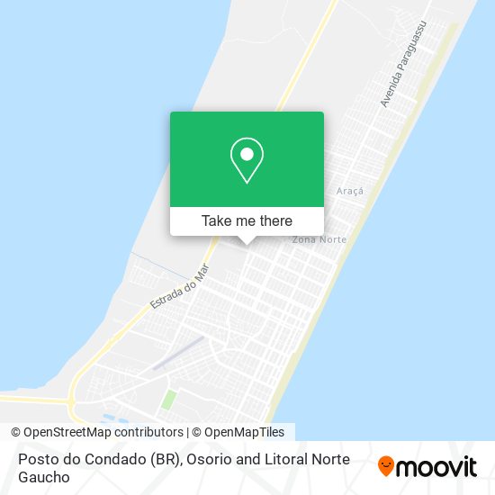 Posto do Condado (BR) map
