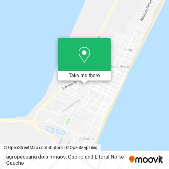 agropecuaria dois irmaos map
