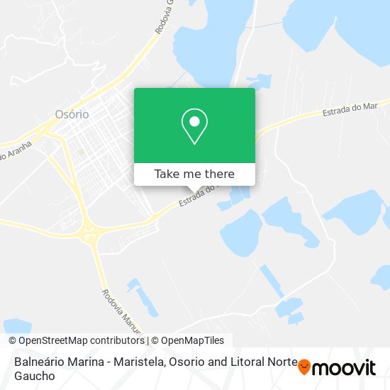 Balneário Marina - Maristela map