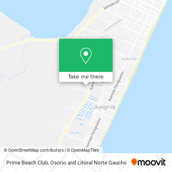 Prime Beach Club map