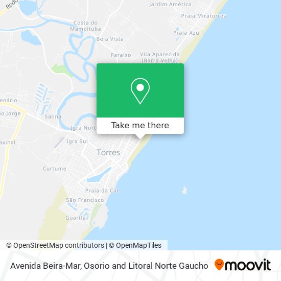 Avenida Beira-Mar map