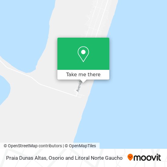 Praia Dunas Altas map