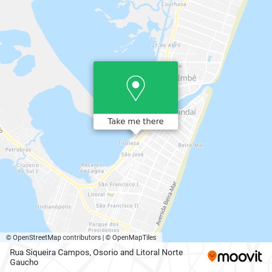 Rua Siqueira Campos map